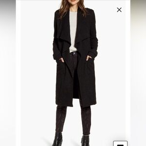 BB Dakota Revolution Drapey Bouclé Trench Coat